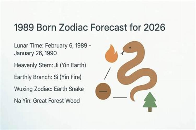 1989年出生的人2026运势