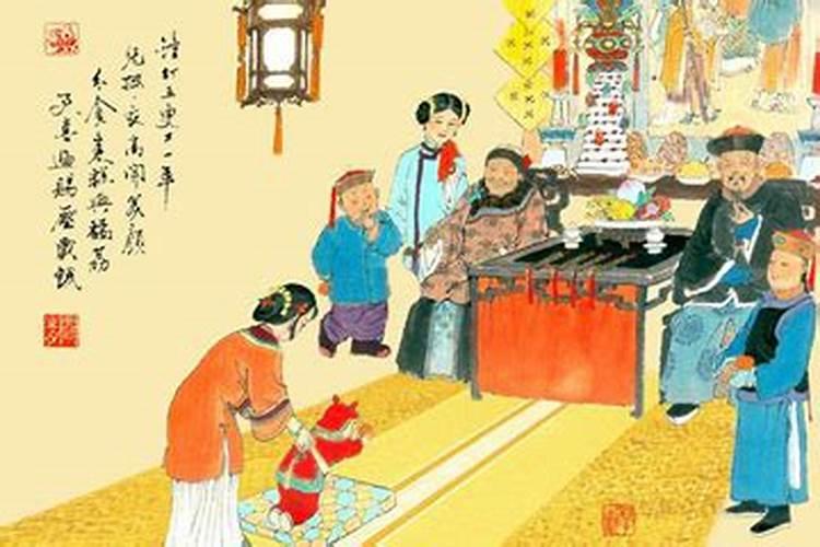 从腊月到正月的风俗