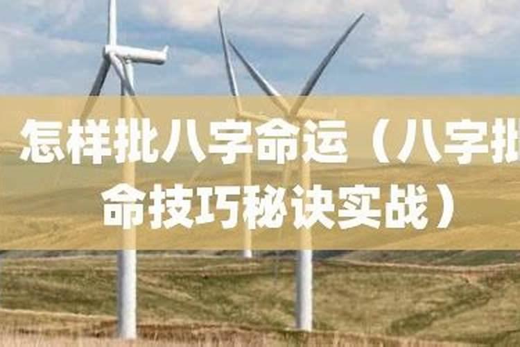 八字实战技巧披露值得一看