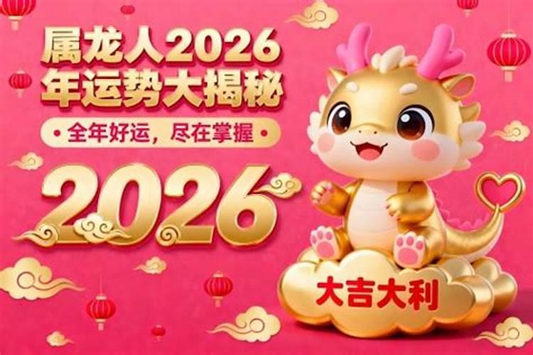 属龙人在2026年运程查询
