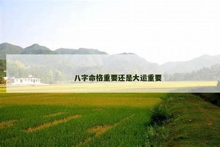 八字大运重要还是时代重要？