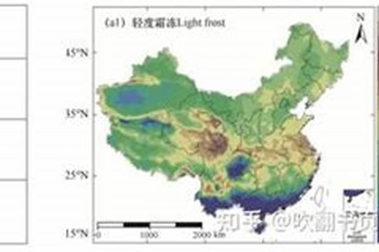 2026年运程地区霜冻灾害面积