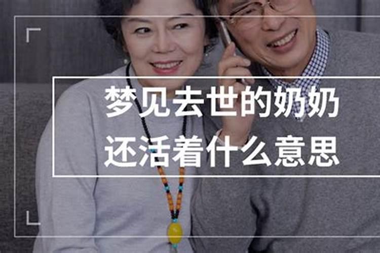 梦见死去的奶奶还活着跟自己聊天