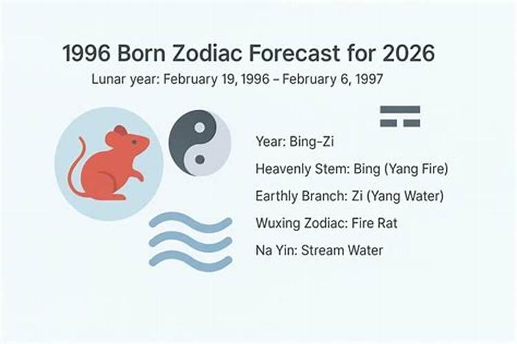1996年出生的2026运势