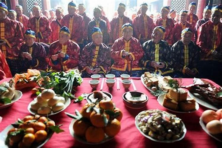 除夕节祭祖