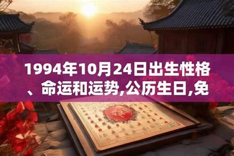 1994出生明年运势