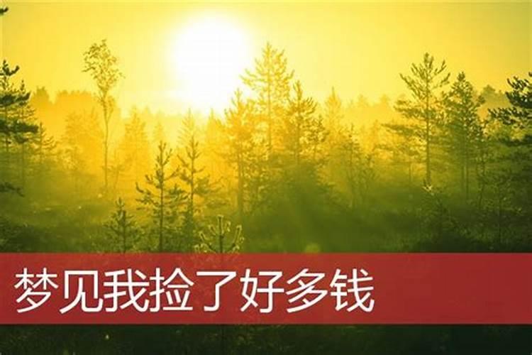 梦见妈妈拿了好多钱来我家？