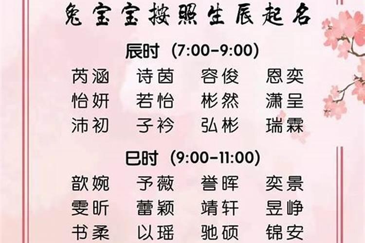 取名字