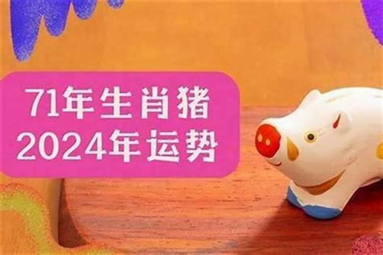 71年生肖猪正月十五出生运程