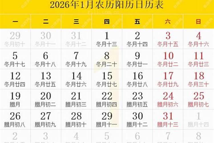 2026年新历一月出生的运势