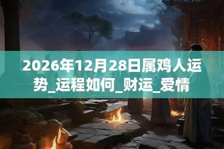 2026属鸡运势12月运势如何？
