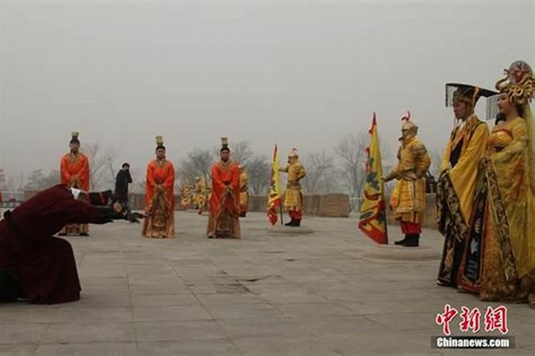 冬至祭天敲鼓