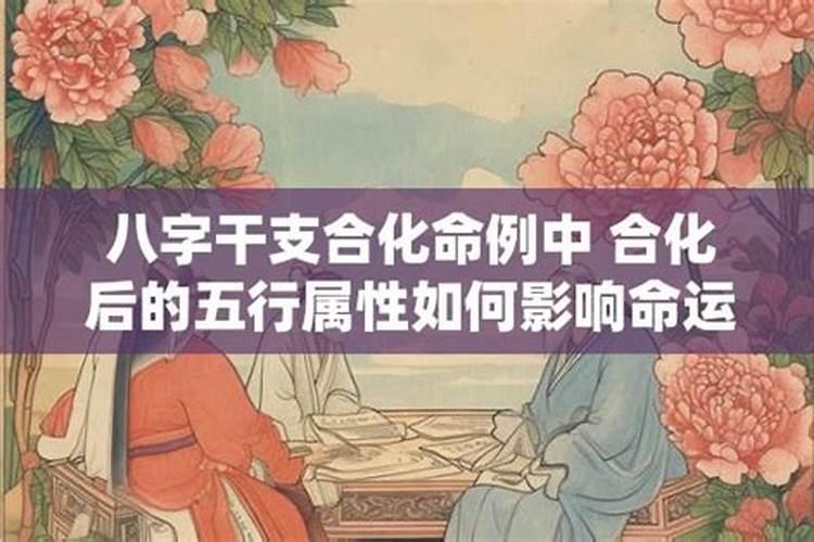 八字干支合化后属性变吗？