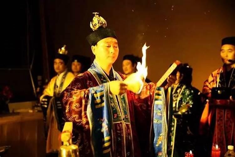 民间道士做法事牌位