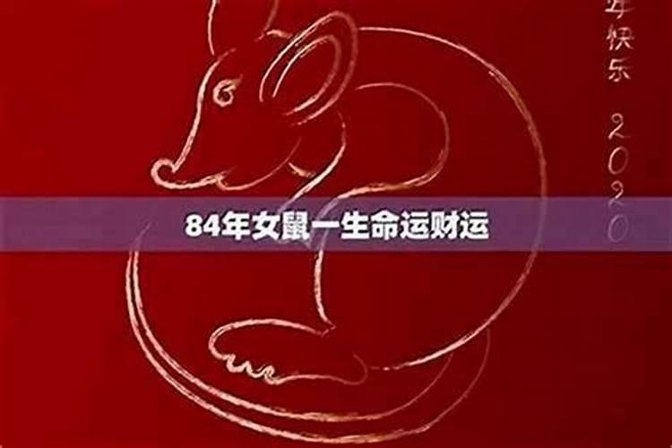 84年鼠2026年运程周易