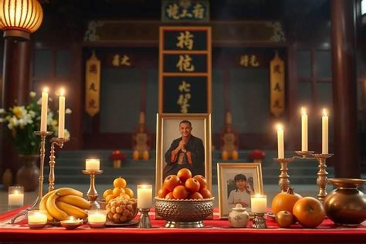 中元节祭拜慈父