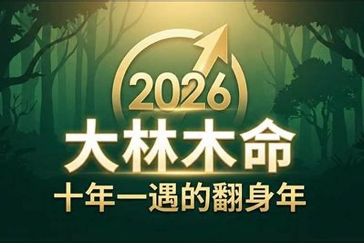 戊辰大林木2026年运势