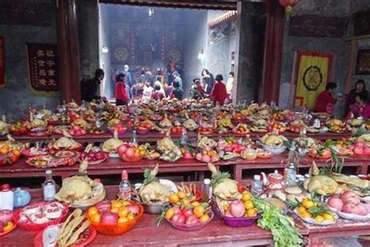 中元节祭祖食谱