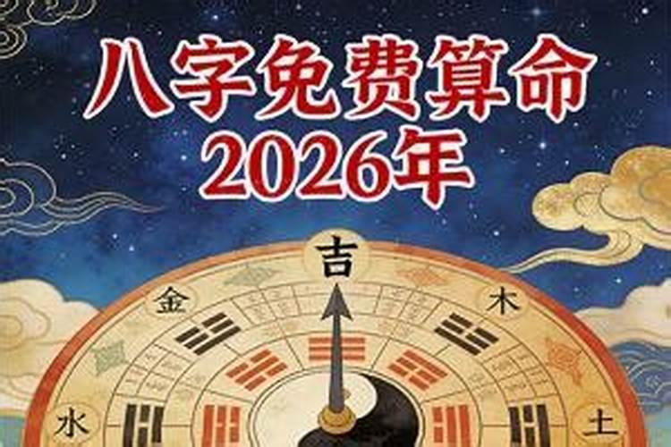 八字运程2026年
