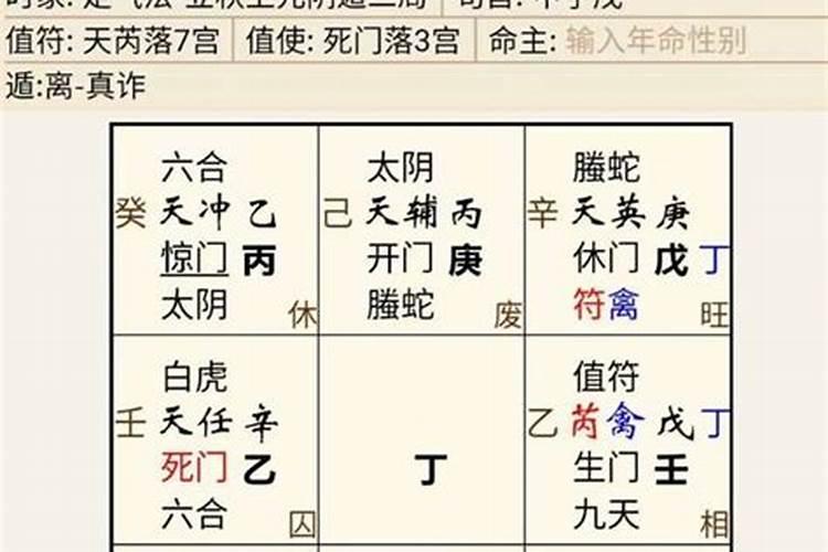 奇门遁甲求财占断法