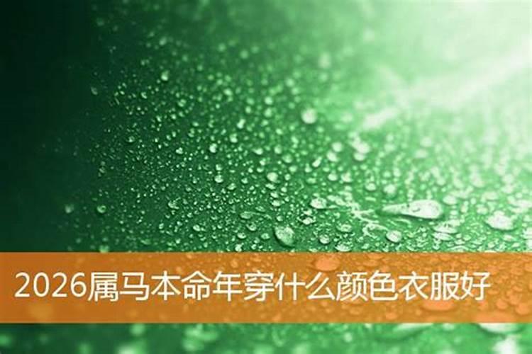 2026年属兔本命年穿什么颜色？