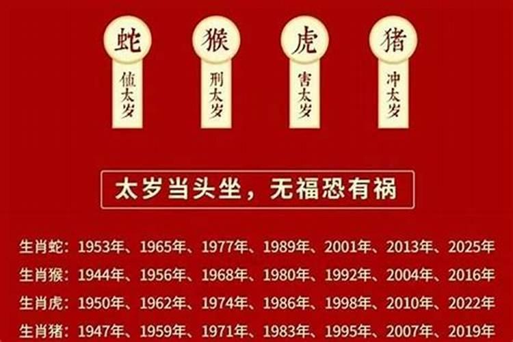 猪年破太岁刑太岁害太岁
