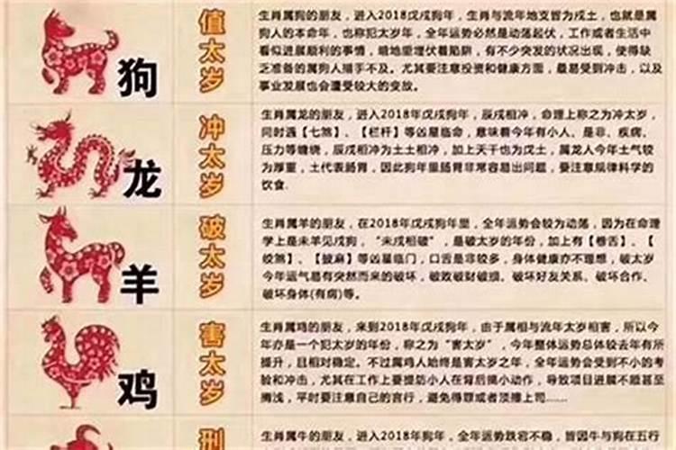 属鸡犯太岁生肖是什么？