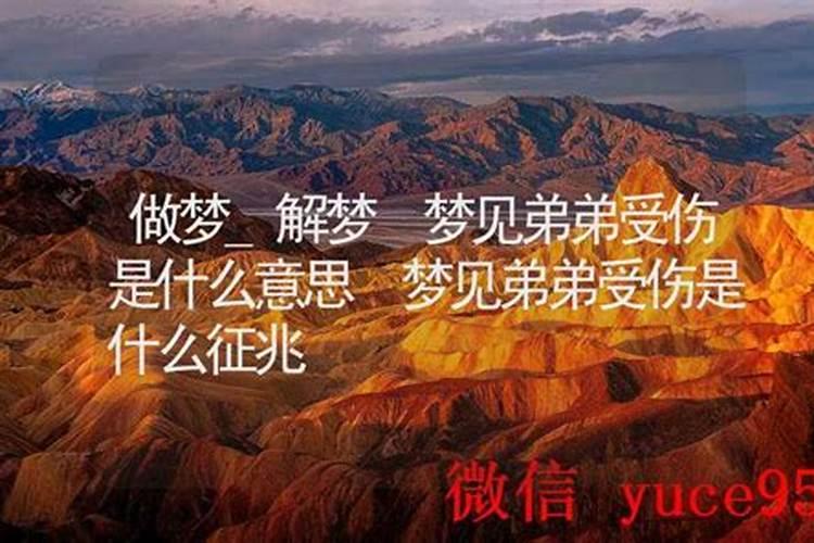 梦见弟弟是什么意思解梦？