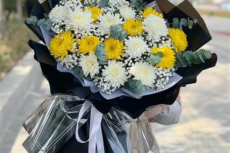 清明节祭奠花束花篮