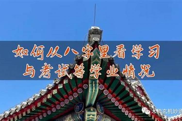 如何从八字看考学情况？