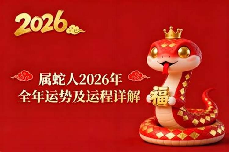 蛇生肖在2026年的运程