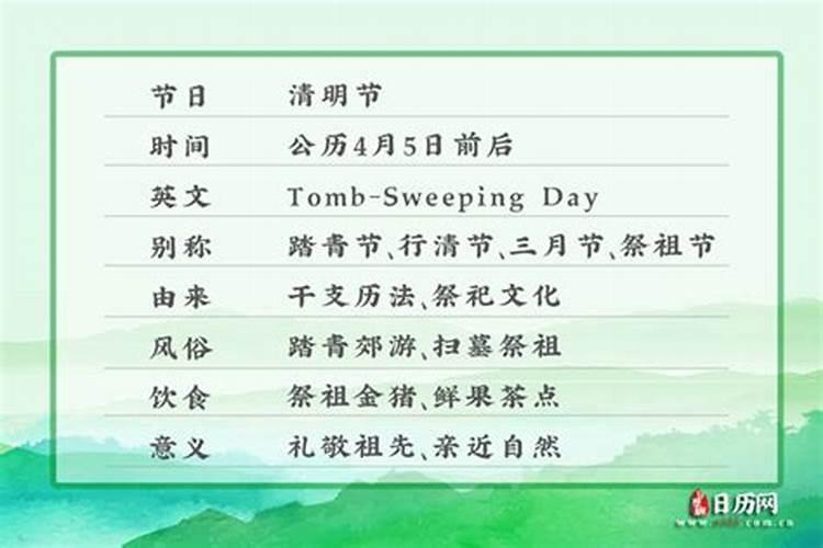 香港清明节几号？