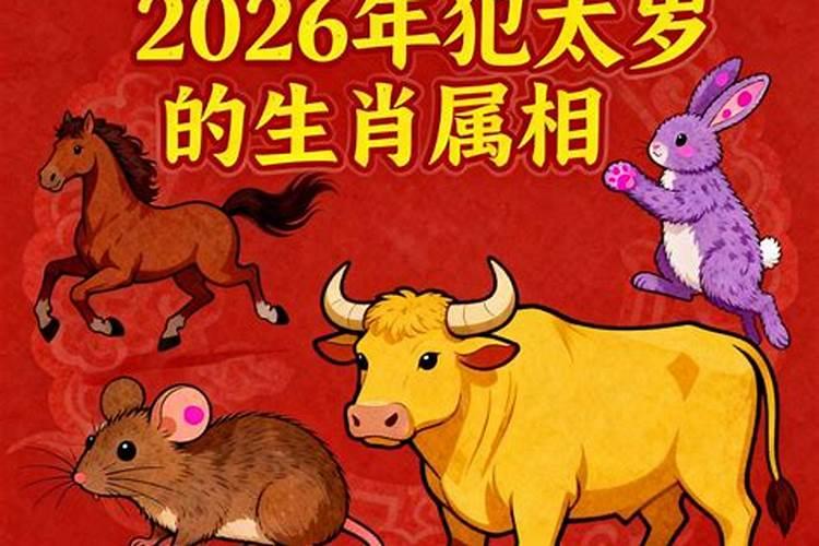 今年犯太岁的属相